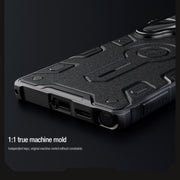 For Samsung Galaxy S25 Ultra 5G NILLKIN Black Rhino Prop PC Phone Case(Black)
