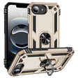 For iPhone 16e Shockproof TPU Hybrid PC Phone Case with Holder(Gold) - iPhone 16e Cases by PMC TechLife | Online Shopping South Africa | PMC TechLife | Buy Now Pay Later Mobicred