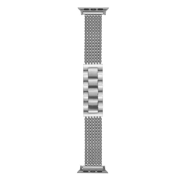 For Apple Watch 42mm / 41mm / 40mm / 38mm 6-Chain Stainless Steel Watch Band(Silver)
