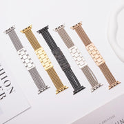 For Apple Watch 46mm / 49mm / 45mm / 44mm 6-Chain Stainless Steel Watch Band(Starlight)