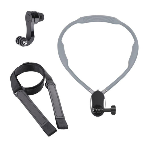 Magnetic Neck Mount Anti-shake Bracket, Type:3 in 1 J-Hook Buckle