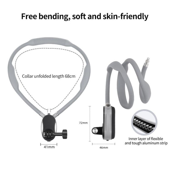 Magnetic Neck Mount Anti-shake Bracket, Type:3 in 1 1/4 Adapter