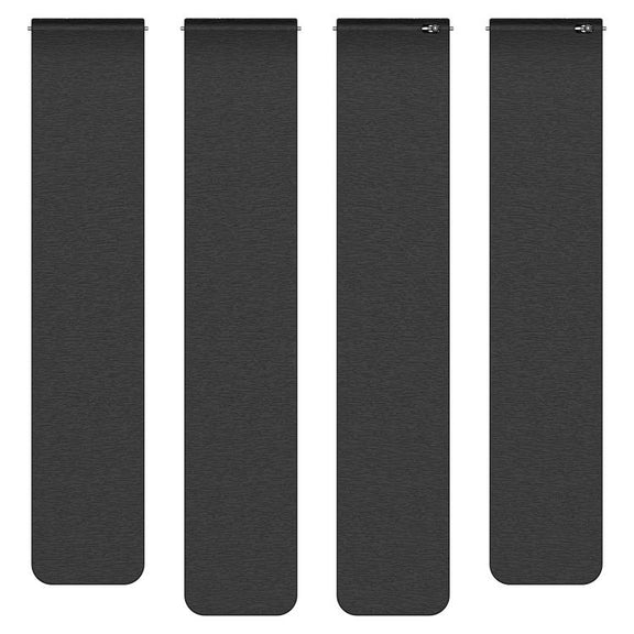 22mm Cloud Wood Grain Silicone Magnetic Watch Band(Starlight Orange)