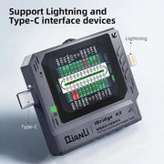 Qianli iBridge A3 Tail Plug Comprehensive Analysis Tester for Lightning & Type-C Interface Devices
