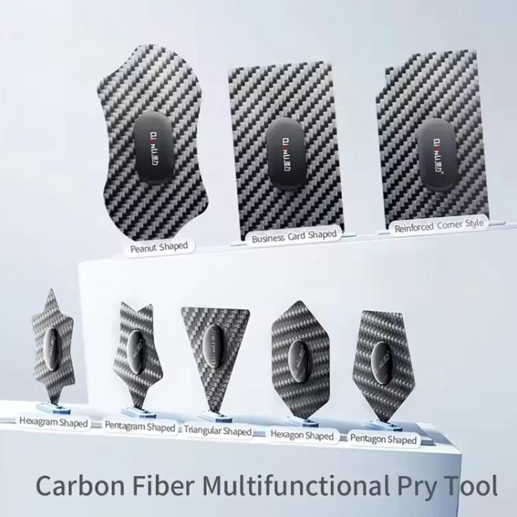 Qianli High Toughness Multifunctional Carbon Fiber Prying Tool Hexagram Shaped