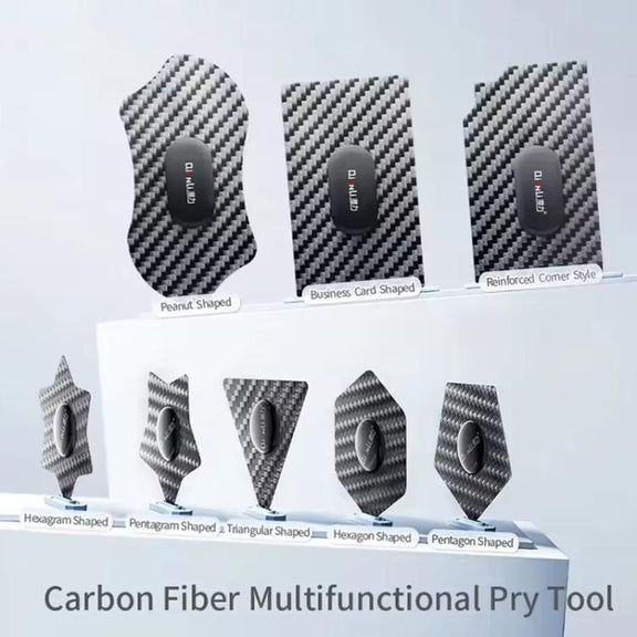 Qianli High Toughness Multifunctional Carbon Fiber Prying Tool Business Card Shaped