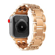 For Apple Watch 46mm / 49mm / 45mm / 44mm Five-bead Stripe Stainless Steel Watch Band(Rose Gold) - free shipping - PMc TechLife - Order now!