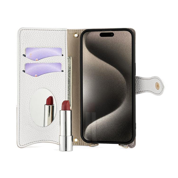 For Nokia G42 / G310 Crossbody Chain Fishtail Litchi Leather Phone Case(White)