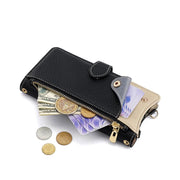For Google Pixel 6a Crossbody Chain Fishtail Litchi Leather Phone Case(Black)