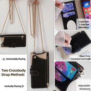 For Google Pixel 6a Crossbody Chain Fishtail Litchi Leather Phone Case(Black)