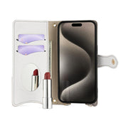 For Google Pixel 8 Crossbody Chain Fishtail Litchi Leather Phone Case(White)