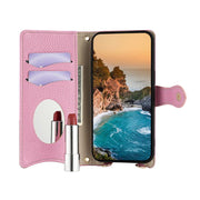 For Motorola Edge 50 Pro Crossbody Chain Fishtail Litchi Leather Phone Case(Pink)