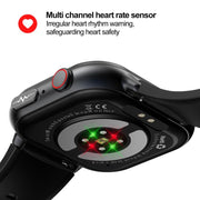 TK17 1.91 inch Horizontal Screen Silicone Strap Smart Watch Supports ECG Electrocardiogram(Pink)