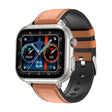 TK17 1.91 inch Horizontal Screen Leather Strap Smart Watch Supports ECG Electrocardiogram(Brown) - free shipping - PMC TechLife - Order now!