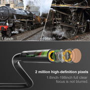8mm 1080P IP68 Water-resistant 4.3 inch Screen Single Camera Digital Endoscope, Line Length:7m