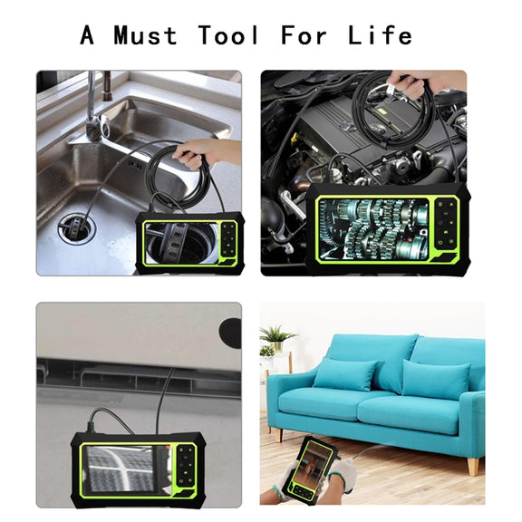 8mm 1080P IP68 Water-resistant 4.3 inch Screen Single Camera Digital Endoscope, Line Length:5m