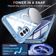 For Samsung Galaxy A36 / A56 RedPepper Tempered Glass MagSafe Phone Case(Sky Blue)