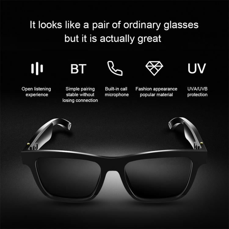 E10 Smart Audio Bluetooth Glasses, Style: Touch Style(Transparent)