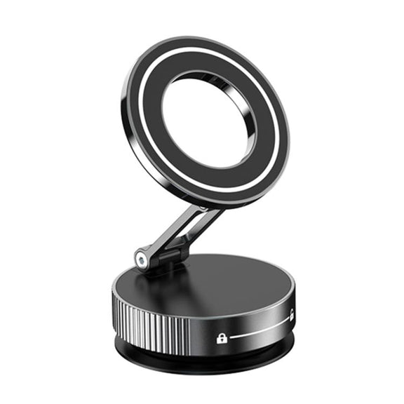 Q89 Foldable Vacuum MagSafe Magnetic Suction Cup Phone Holder(Silver)