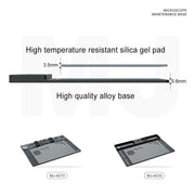 Mijing Fixed Rod Diameter 32mm Universal Microscope Aluminum Alloy Big Base, Mold:MJ-4070