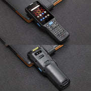 UNIWA V350 Handheld Rugged 2D Barcode Scanner, 4GB+64GB, 3.5 inch Android 12 Mediatek MT6761 Quad Core, T9 Keyboard, NFC, Network: 4G, Plug:UK Plug(Black)