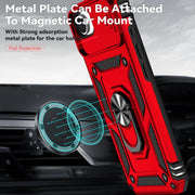 For iPhone 16e Sliding Camshield Holder Phone Case(Red)
