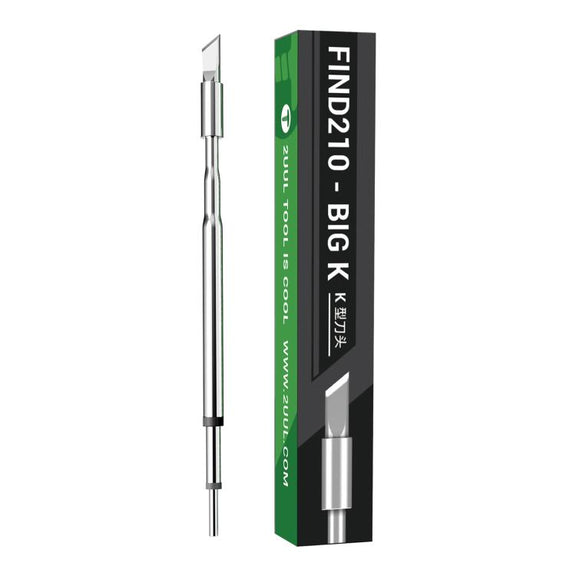 2uul FD11 Big-K Soldering Iron Tips for Most C210 Soldering Station
