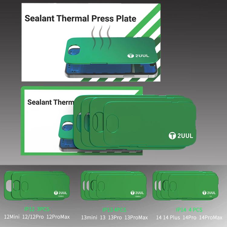 For iPhone 14 Series 2uul Water-resistant Adhesive Thermally Conductive Platens