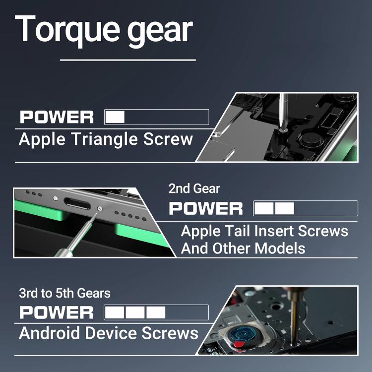 2uul SD11 Espresso Electric Screwdriver Set