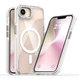 For iPhone 16e Dual-Color Clear Acrylic Hybrid TPU MagSafe Phone Case(Transparent) - iPhone 16e Cases by PMC TechLife | Online Shopping South Africa | PMC TechLife | Buy Now Pay Later Mobicred