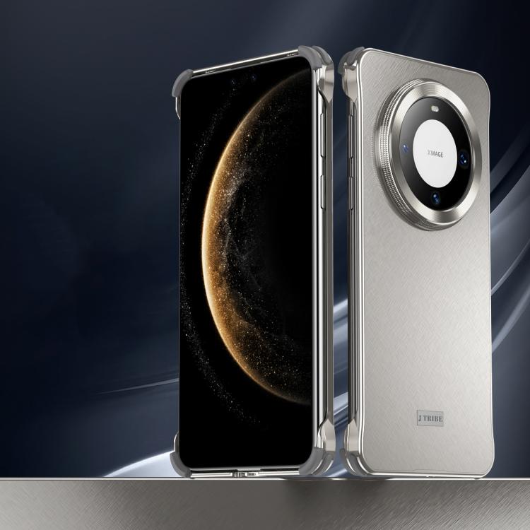 For Huawei Mate 60 Pro+ Micro Frosted Metal Phone Case(Titanium)