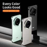 For Huawei Mate 70 Pro Micro Frosted Metal Phone Case(Titanium)