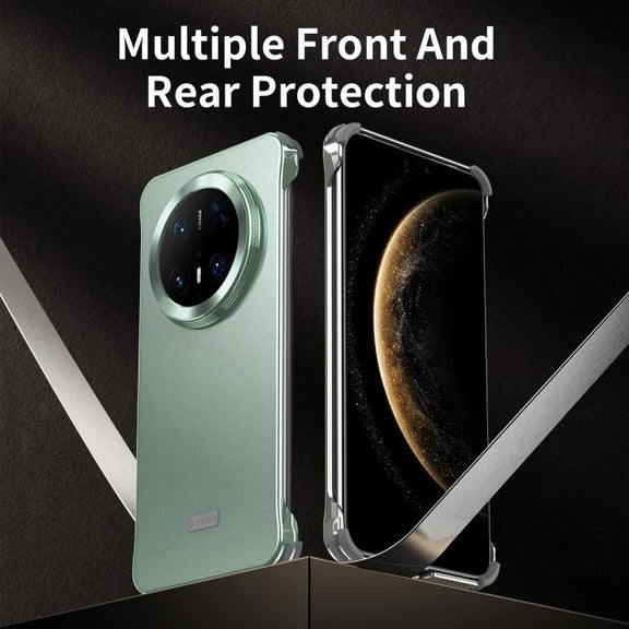 For Huawei Mate 70 Pro Micro Frosted Metal Phone Case(Black)