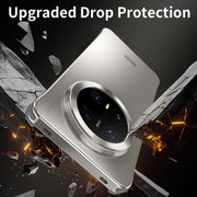 For Huawei Mate 70 Pro Micro Frosted Metal Phone Case(Titanium)