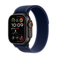 For Apple Watch 46mm / 49mm / 45mm / 44mm Trail Loop Nylon Watch Band(Blue + Black Titanium Finish) - Watch Bands by PMc TechLife | Online Shopping South Africa | PMc TechLife | Buy Now Pay Later Mobicred