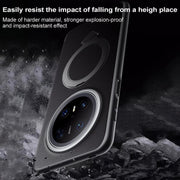 For Huawei Mate 70 Pro / Mate 70 Pro+ SULADA Smart View Window MagSafe Magnetic Holder Leather Phone Case(Black)