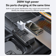 Yesido VC07 200W AC220V Multifunctional Car Inverter(Black)