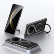 For Huawei Mate 70 SULADA Top Grain Leather MagSafe Magnetic Holder Phone Case(Black) - free shipping - PMC TechLife - Order now!