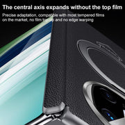 For Huawei Mate X6 SULADA Top Grain Leather MagSafe Magnetic Holder Phone Case(Green)