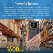 Ulefone Bluetooth 5.2 Portable UHF RFID Tag Reader(Black)