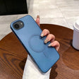 For iPhone 16e Ice Fog MagSafe PC Phone Case(Titanium Blue) - iPhone 16e Cases by PMC TechLife | Online Shopping South Africa | PMC TechLife | Buy Now Pay Later Mobicred