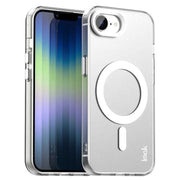 For iPhone 16e IMAK Candy Series Shockproof MagSafe Phone Case(White)