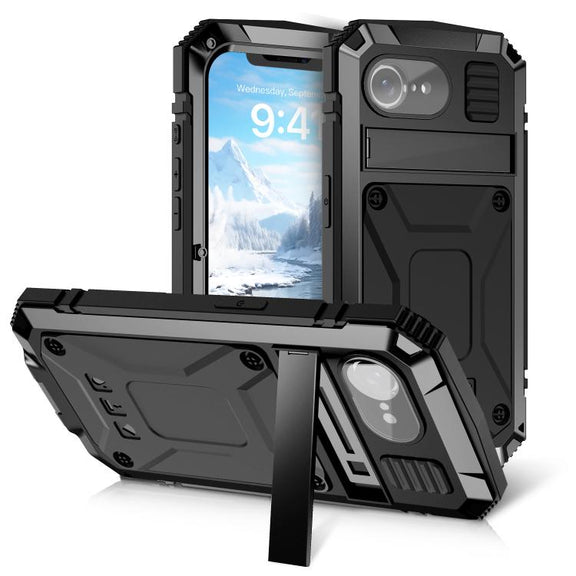 For iPhone 16e IP68 Water-resistant Dustproof Shockproof Phone Case(Black)