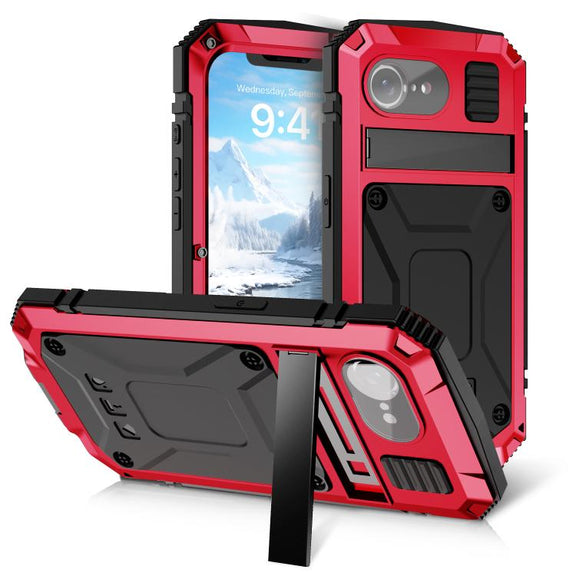 For iPhone 16e IP68 Water-resistant Dustproof Shockproof Phone Case(Red)