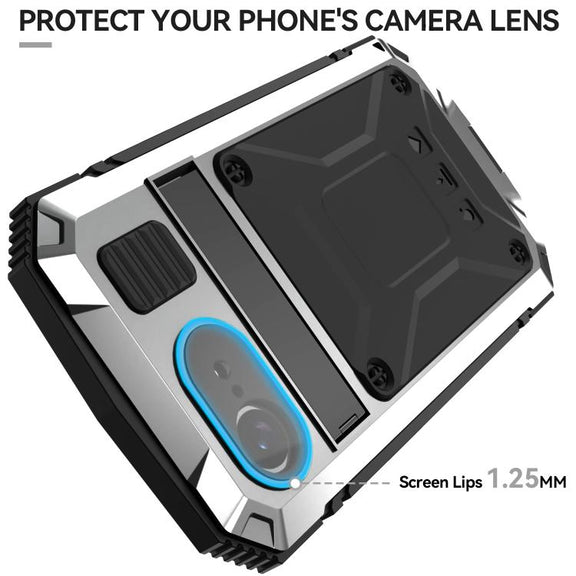 For iPhone 16e IP68 Water-resistant Dustproof Shockproof Phone Case(Silver)