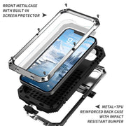 For iPhone 16e IP68 Water-resistant Dustproof Shockproof Phone Case(Silver)