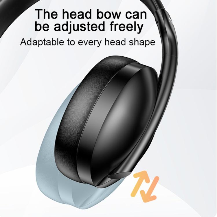 Yesido EP08 ANC Noise Reduction Bluetooth Headphones(Black)
