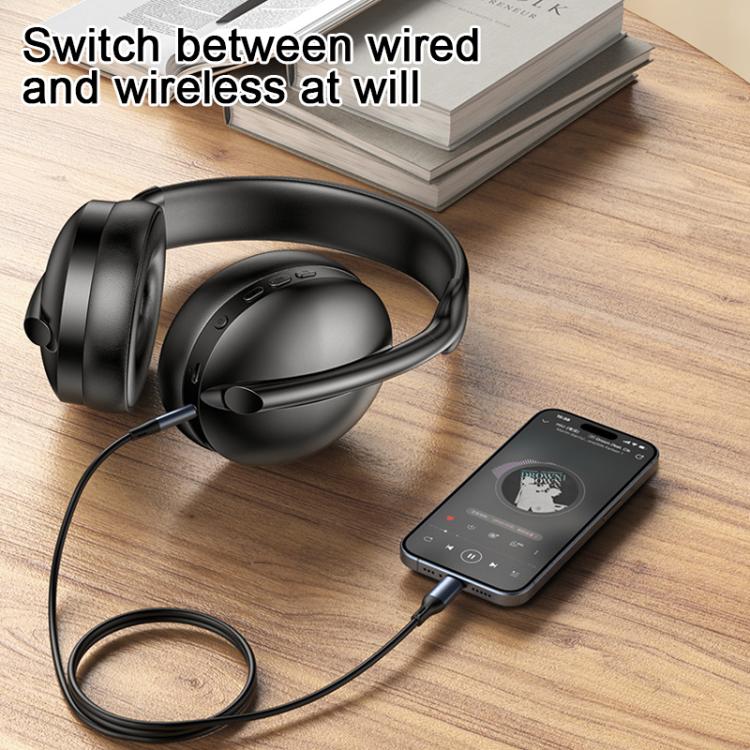 Yesido EP08 ANC Noise Reduction Bluetooth Headphones(Black)