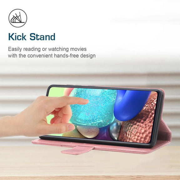 For Tecno Spark 40 4G Y-shaped Pattern Flip Leather Phone Case(Pink)