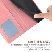 For Tecno Spark 40 4G Y-shaped Pattern Flip Leather Phone Case(Pink)